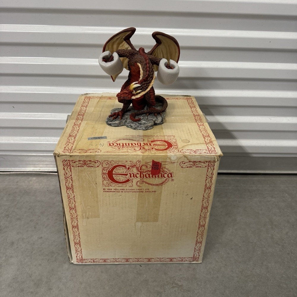 Enchantica Dragon EN2074 Snarlgard Autumn Dragon 1988 With Original Box